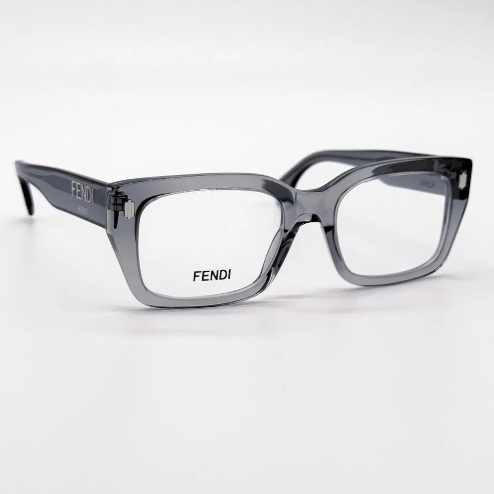 NEW FENDI FE50094I 020 GREY UNISEX EYEGLASSES FENDI